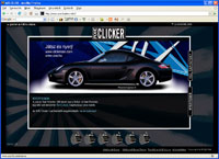 AXE Clicker promóciós honlap